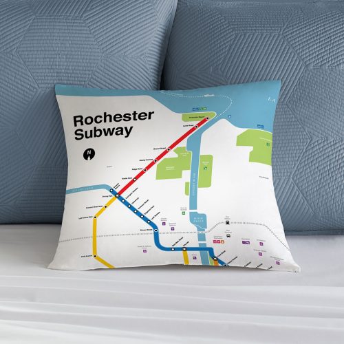 Rochester Subway Pillow