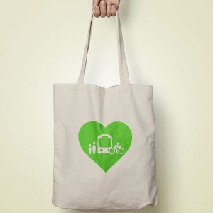 I Love ♥ Transit Tote Bag