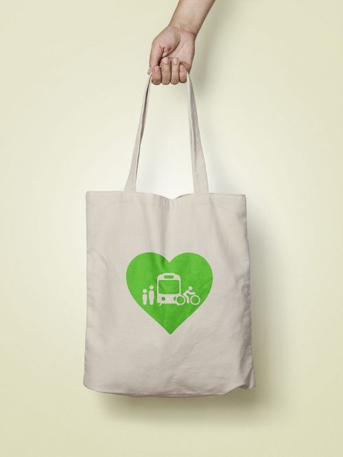 I Love ♥ Transit Tote Bag